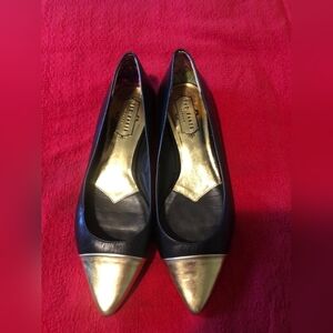 Ted Baker Black and Gold Women's Shoes
